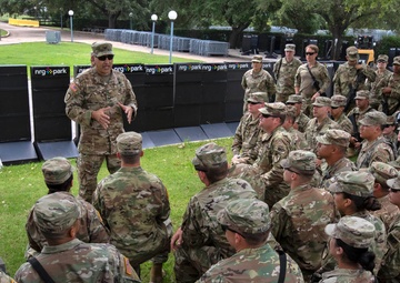Texas Army National Guard Soldiers prepare to assist in Houston’s civil unrest