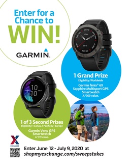 Exchange Shoppers Can Get Fit in Style with Garmin Sweepstakes