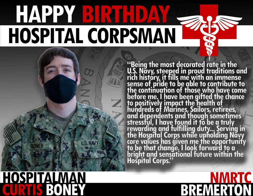 Hospital Corps 122 Birthday Reflections