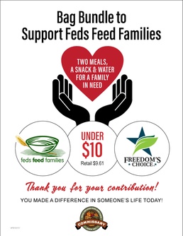 Feds Feed Families: Stateside commissaries serve as collection sites for donations through July 31