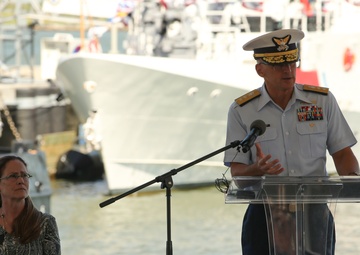Coast Guard Cutter Edgar Culbertson commissioning
