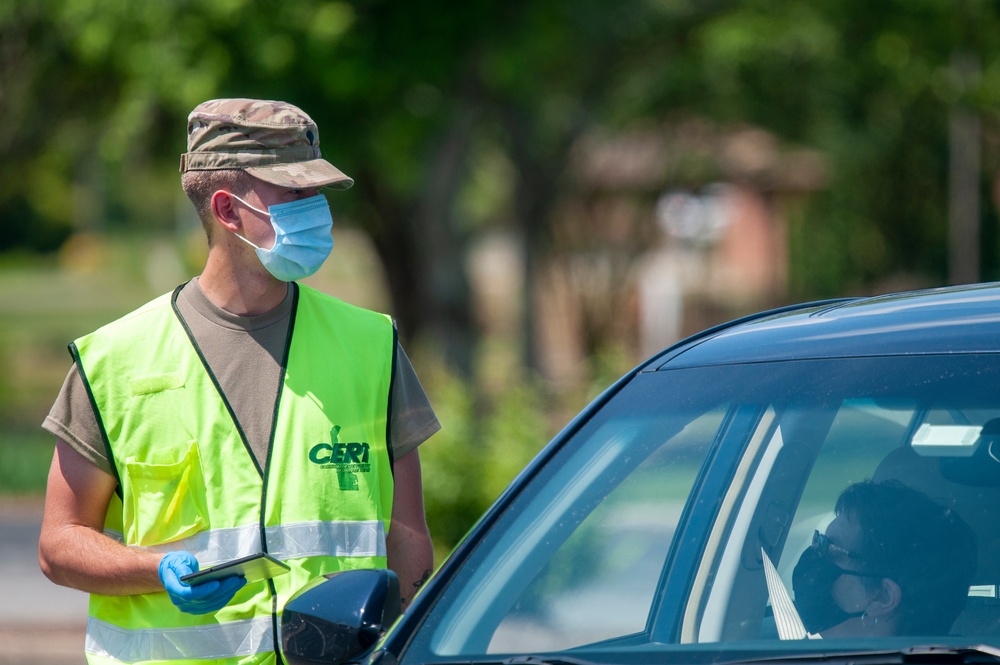 Delaware Guard tests for COVID-19 in Georgetown