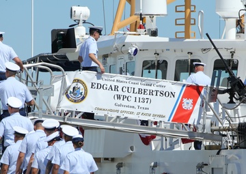 Coast Guard Cutter Edgar Culbertson commissioning