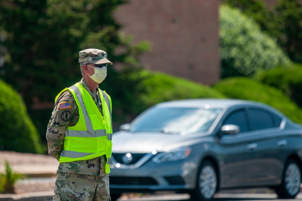 Delaware Guard tests for COVID-19 in Georgetown