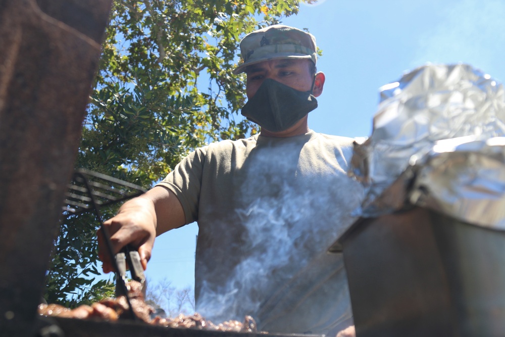 224 STB treated to barbecue after civil response