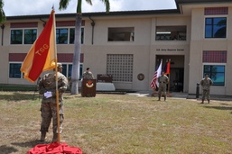 9th Mission Support Command, Theater Support Group Conducts Change of Command while complying to COVID-19 guidelines