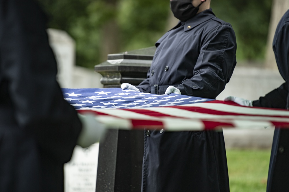 Modified Military Funeral Honors are Conducted for U.S. Army Air Forces 1st Lt. Cicero Sprinkle Jr.