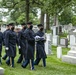 Modified Military Funeral Honors are Conducted for U.S. Army Air Forces 1st Lt. Cicero Sprinkle Jr.