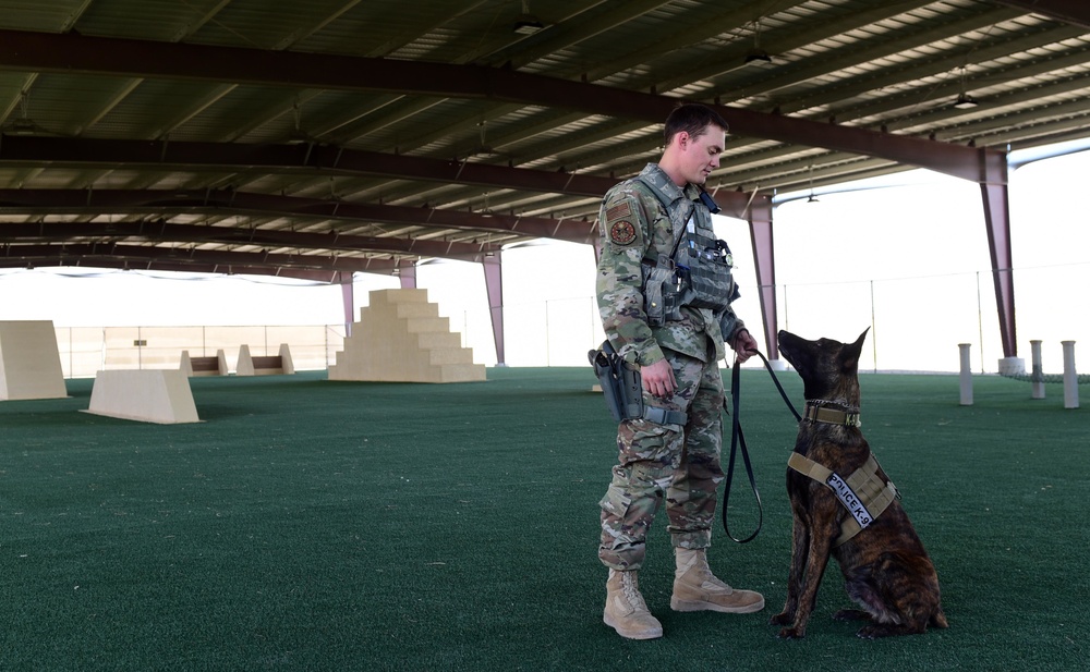 Creech AFB MWD team portrait