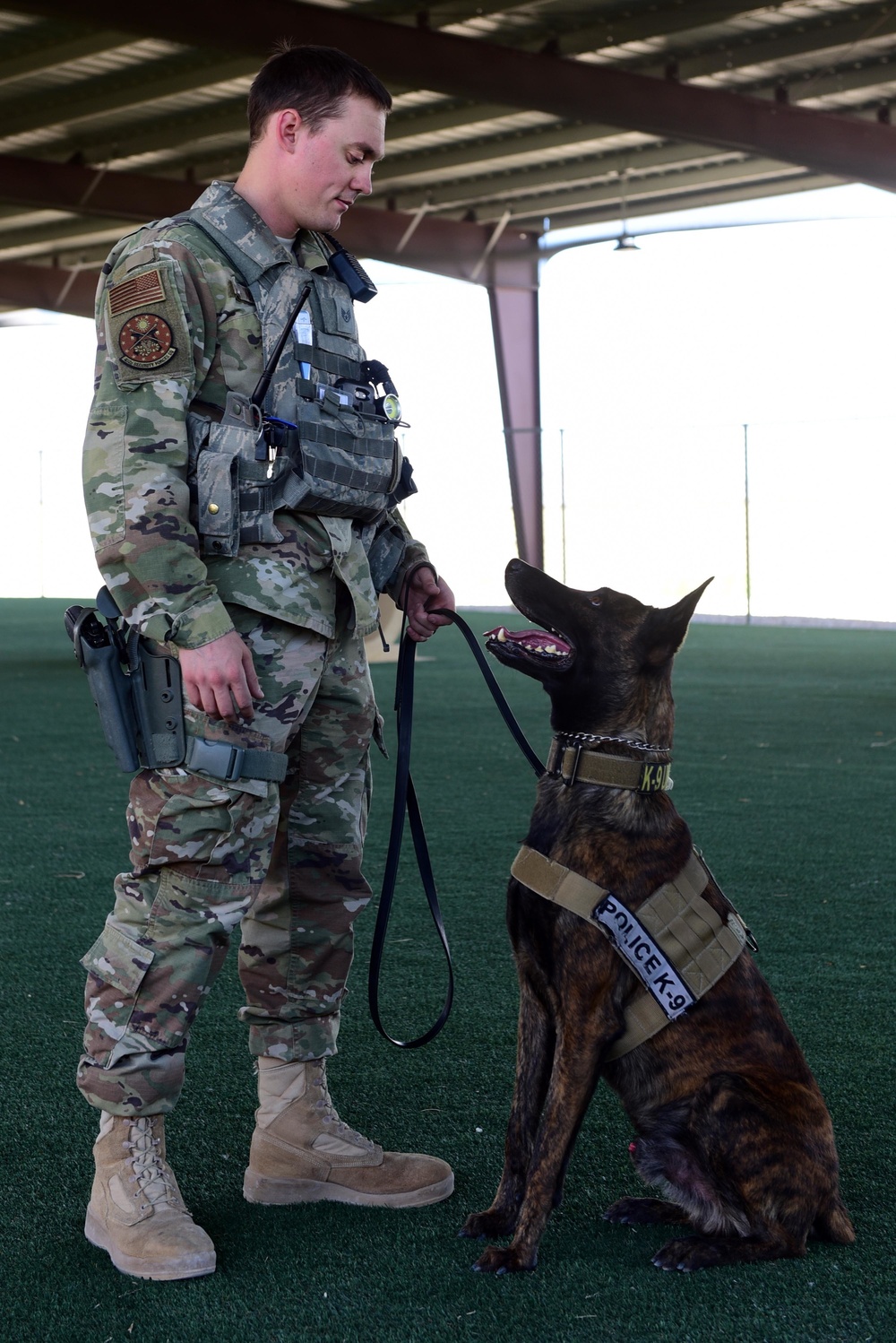 Creech AFB MWD team portrait