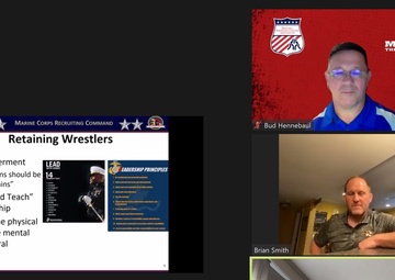 Marines, wrestling coaches partner to build wrestling community