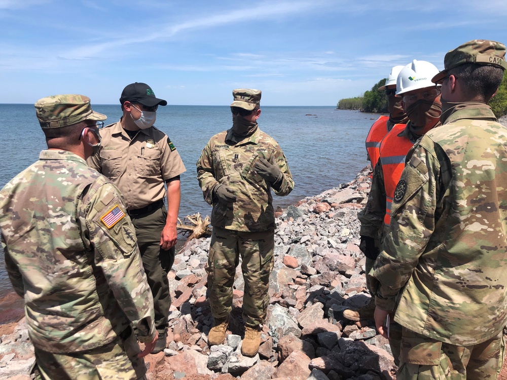Michigan National Guard and Department of Natural Resources perform infrastructure improvements at Porcupine Mountains Wilderness State Park in Ontonagon County