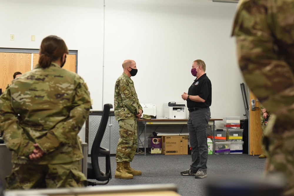 VCSAF visits MAFB, Airmen
