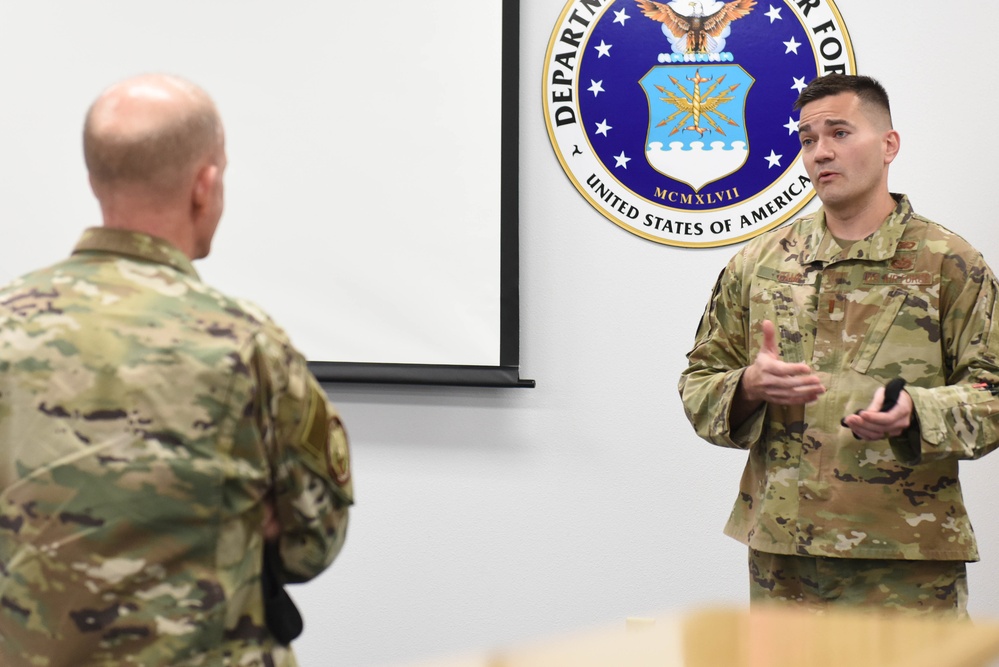 VCSAF visit MAFB, Airmen