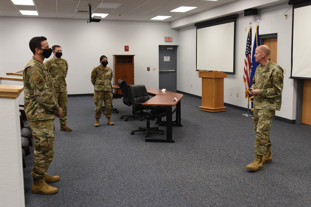 VCSAF visits MAFB, Airmen