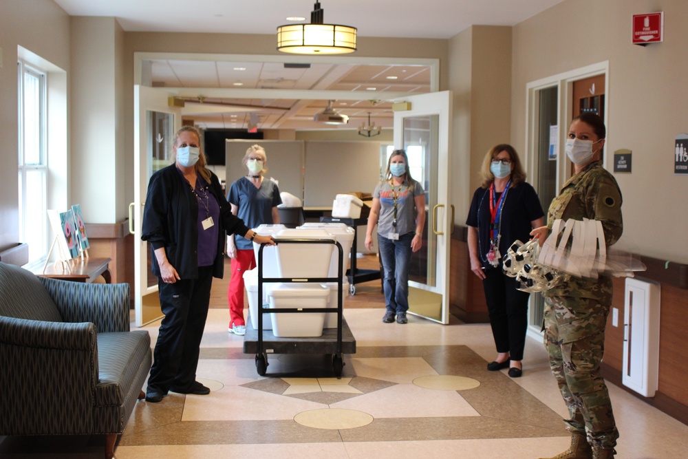 Ohio National Guard supports state veterans home residents, staff with COVID-19 testing