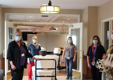 Ohio National Guard supports state veterans home residents, staff with COVID-19 testing