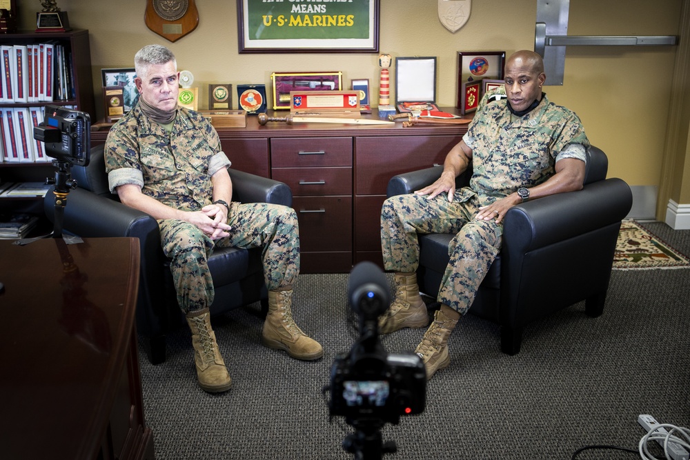 I MEF Commanding General and Sergeant Major Discuss Racial Inequality