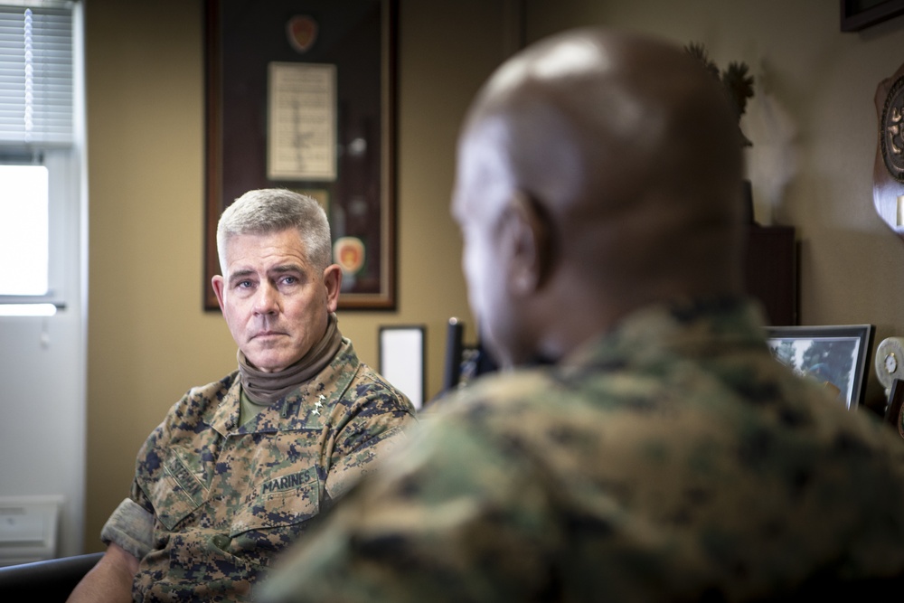 I MEF Commanding General and Sergeant Major Discuss Racial Inequality