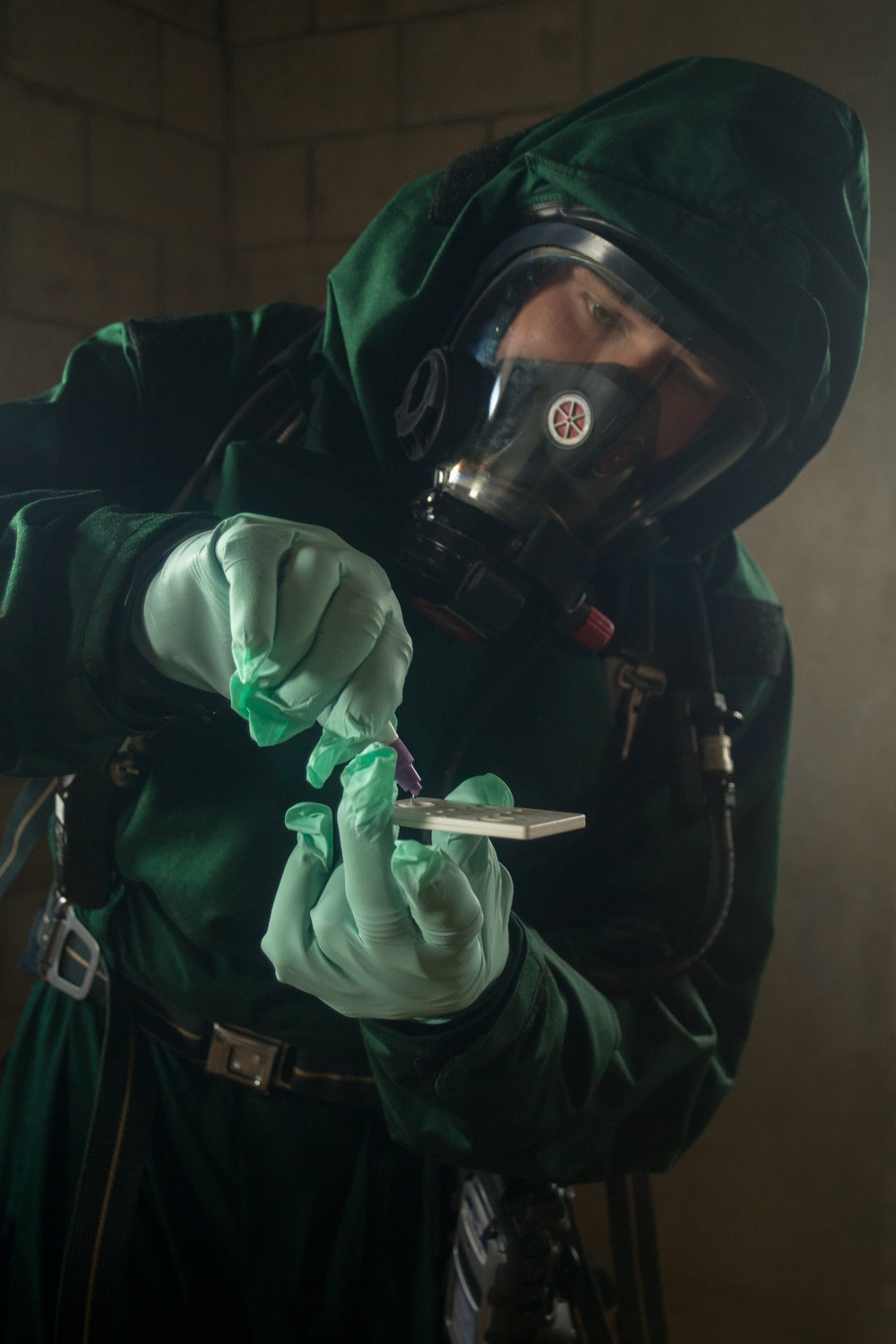 Close Encounters: Marines with the 31st MEU conduct scenarios to hone their CBRN skills