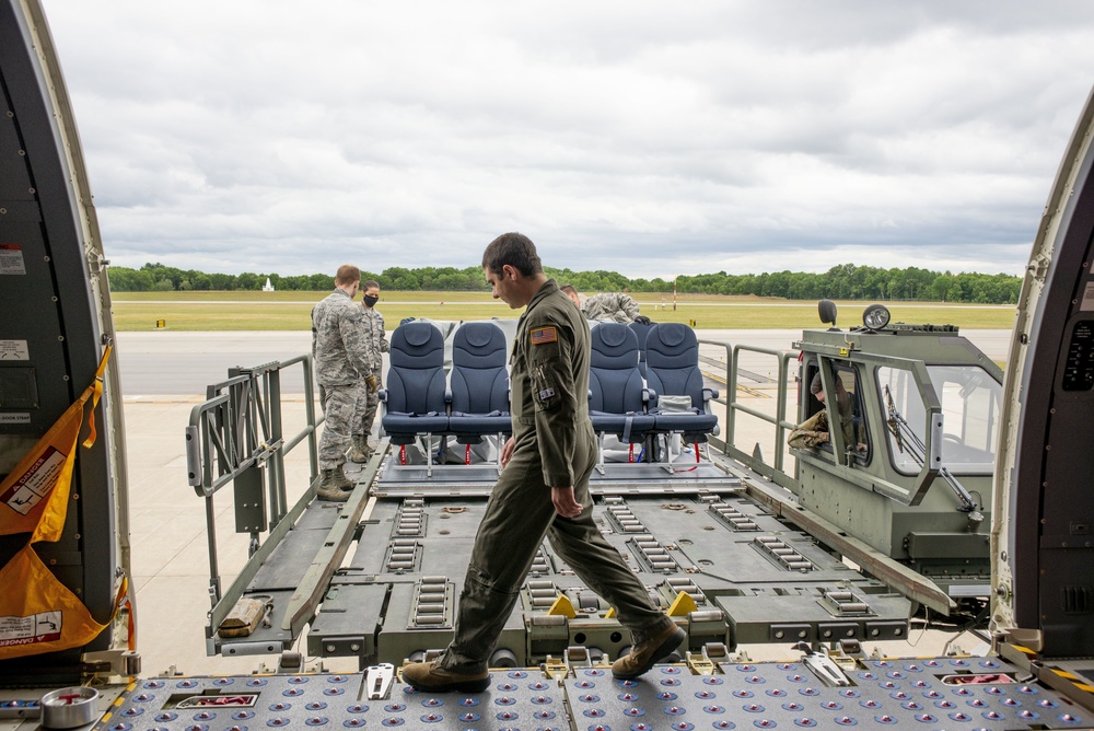 DVIDS - Images - Passenger seats loaded onto KC-46 Pegasus [Image 1 of 6]