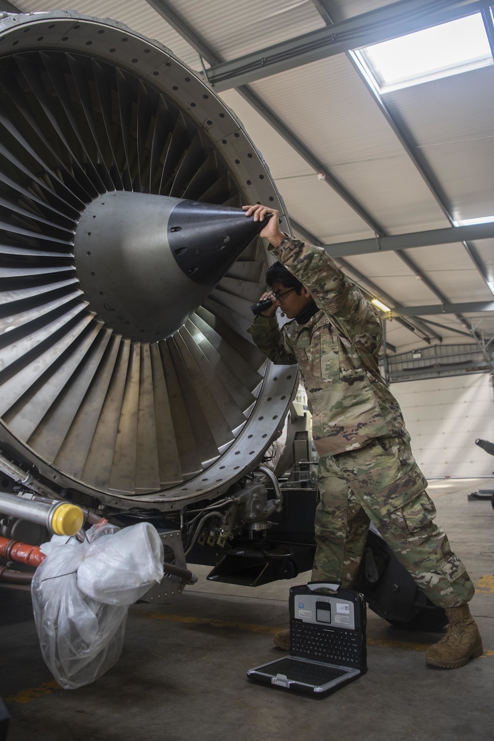 100th AMXS Jet Shop ‘engine doctors’ keep KC-135s healthy