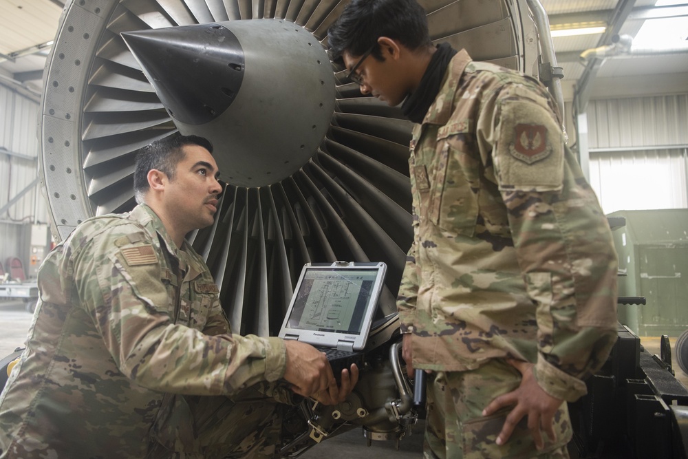 100th AMXS Jet Shop ‘engine doctors’ keep KC-135s healthy