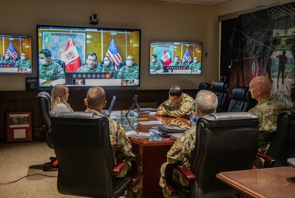 W.Va. Guard, Peruvian military share best practices for COVID-19 response