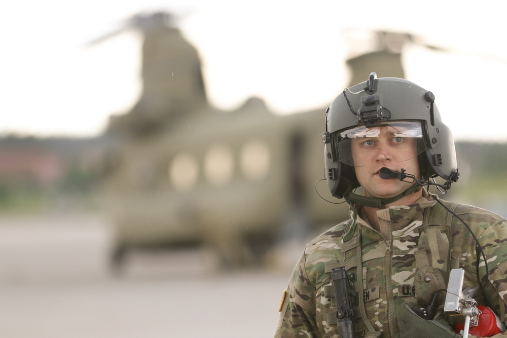 12th CAB conducts air assault training at Hohenfels Training Area.