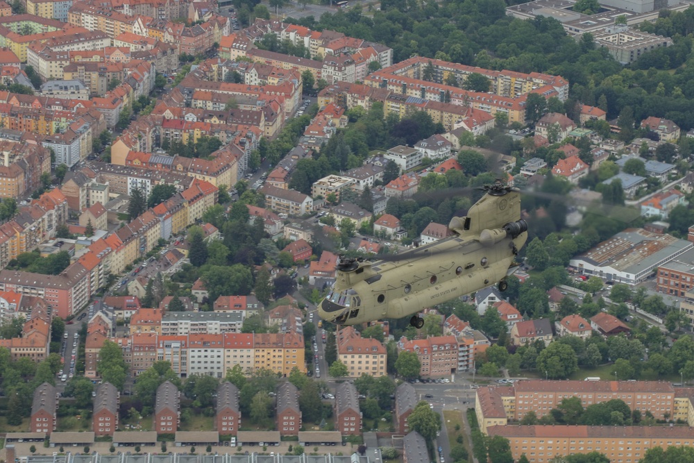 12th CAB conducts air assault training at Hohenfels Training Area.