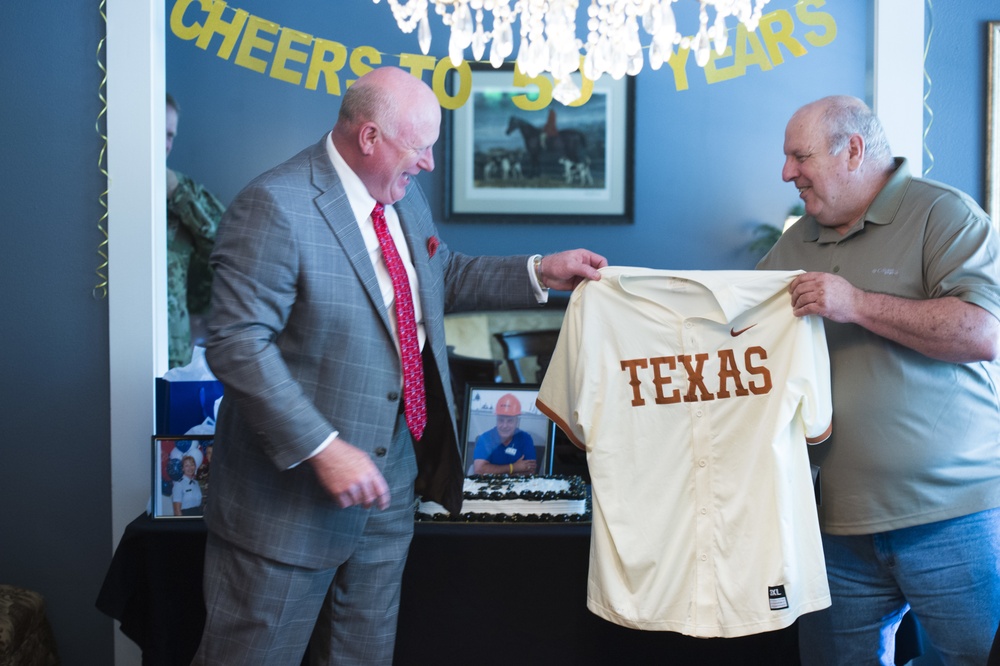 Celebration of Colonel (ret.) Louis Scotti's 50 Years of Service to Camp Mabry