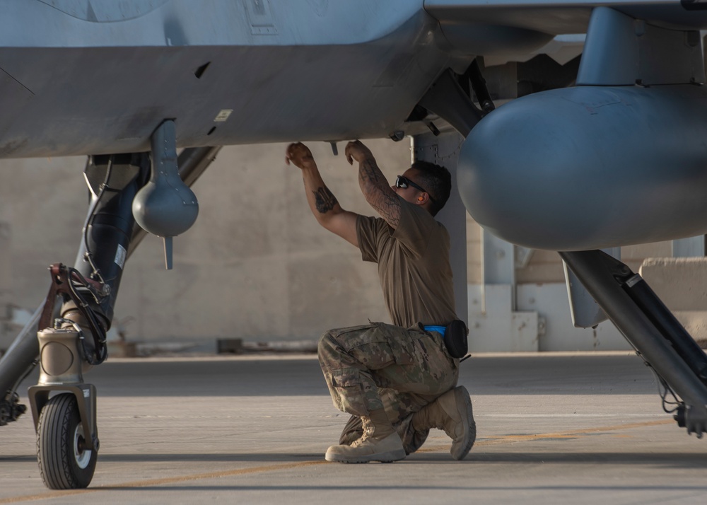 386th EAMXS Airmen maintain, launch and recover Reapers