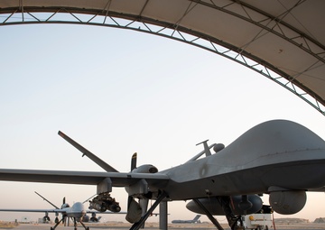 386th EAMXS Airmen maintain, launch and recover Reapers