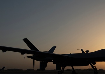 386th EAMXS Airmen maintain, launch and recover Reapers