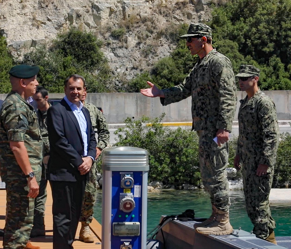 Minister of National Defense of Greece, distinguished guests, visit U.S. Special Operations Forces in Greece