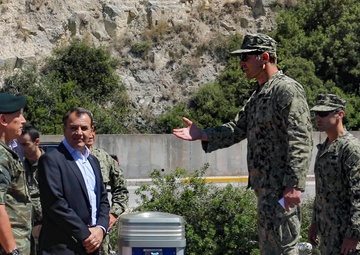 Minister of National Defense of Greece, distinguished guests, visit U.S. Special Operations Forces in Greece