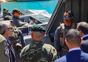 Minister of National Defense of Greece, distinguished guests, visit U.S. Special Operations Forces in Greece
