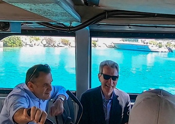 Minister of National Defense of Greece, distinguished guests, visit U.S. Special Operations Forces in Greece