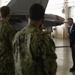 The Honorable Kenneth J. Braithwaite, Secretary of the Navy listens to a Sailor’s question during his scheduled visit to Naval Air Station (NAS) Oceana, June 11.