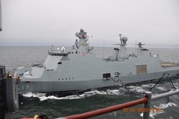 USNS Supply completes RAS with HDMS Esbern Snare