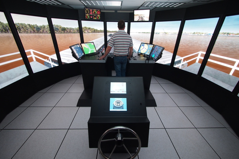 ERDC's Ship Tow Simulator used in civil works Navigation Research, Development and Technology