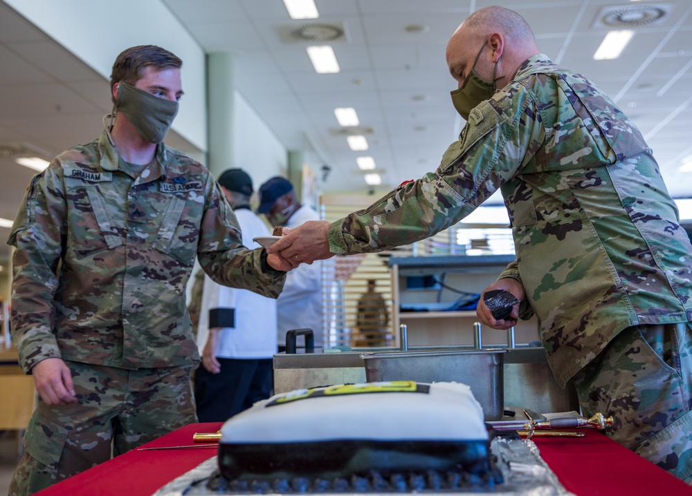 Soldiers observe the Army's 245th birthday