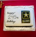 The Army's 245th birthday cake