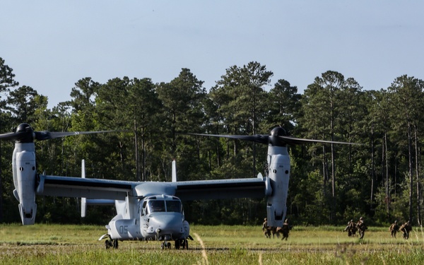 1/8 rehearses airfield assault and seizure during 24th MEU’s MAGTF exercise