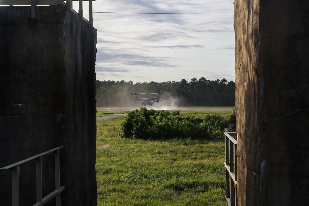 1/8 rehearses airfield assault and seizure during 24th MEU’s MAGTF exercise