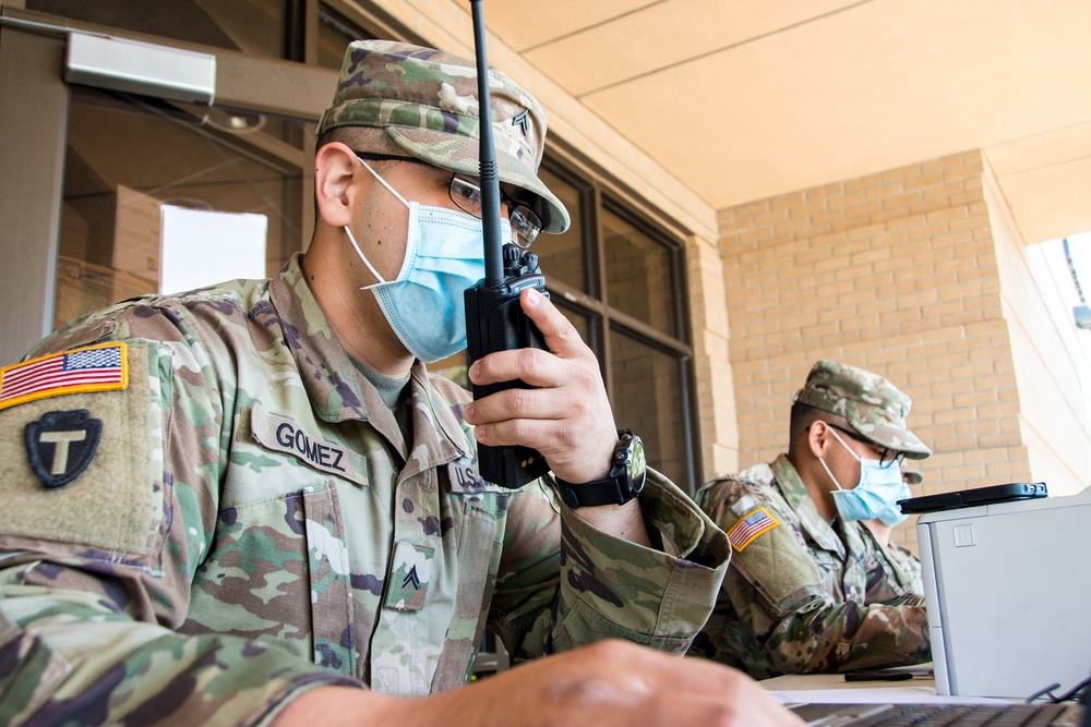 Texan Guardsmen serving during COVID-19