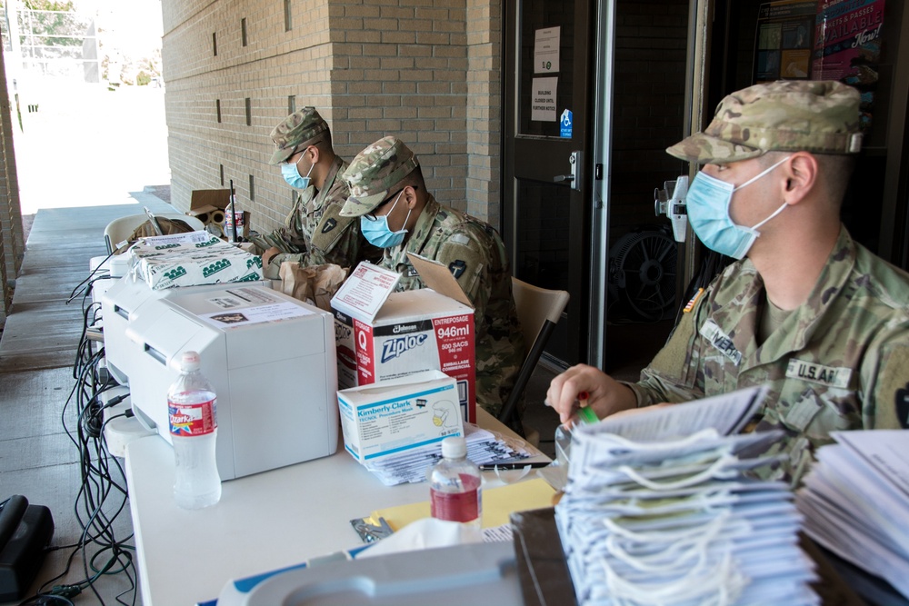 Texan Guardsmen serving during COVID-19