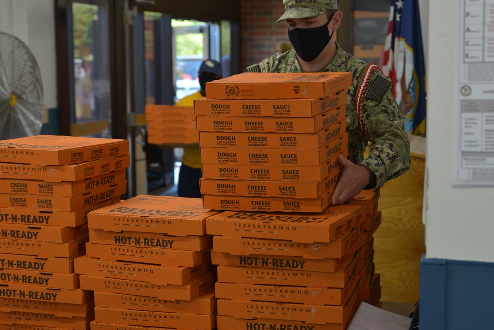 Training Support Center Great Lakes Holds Unique Pizza Party