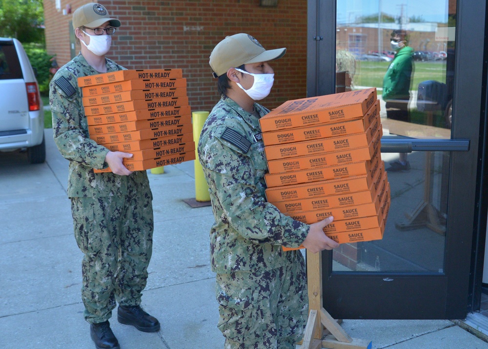 Training Support Center Great Lakes Holds Unique Pizza Party