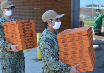 Training Support Center Great Lakes Holds Unique Pizza Party